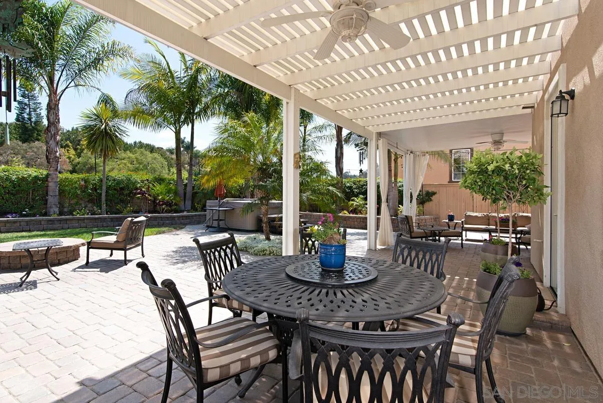 1121 Ocean Ridge Court Oceanside, CA 92056 - Photo 29 of 30 a view of a patio with a table chairs and a patio