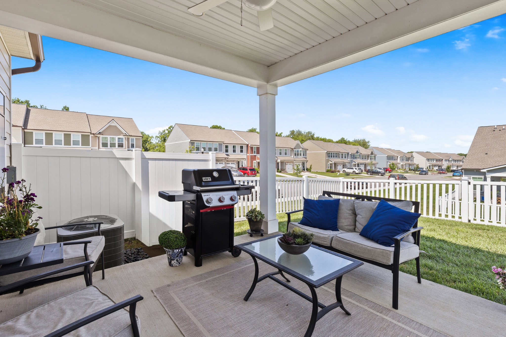 203 Pitchfork Way Gallatin, TN 37066 - Photo 37 of 39 a roof deck with couches and potted plants