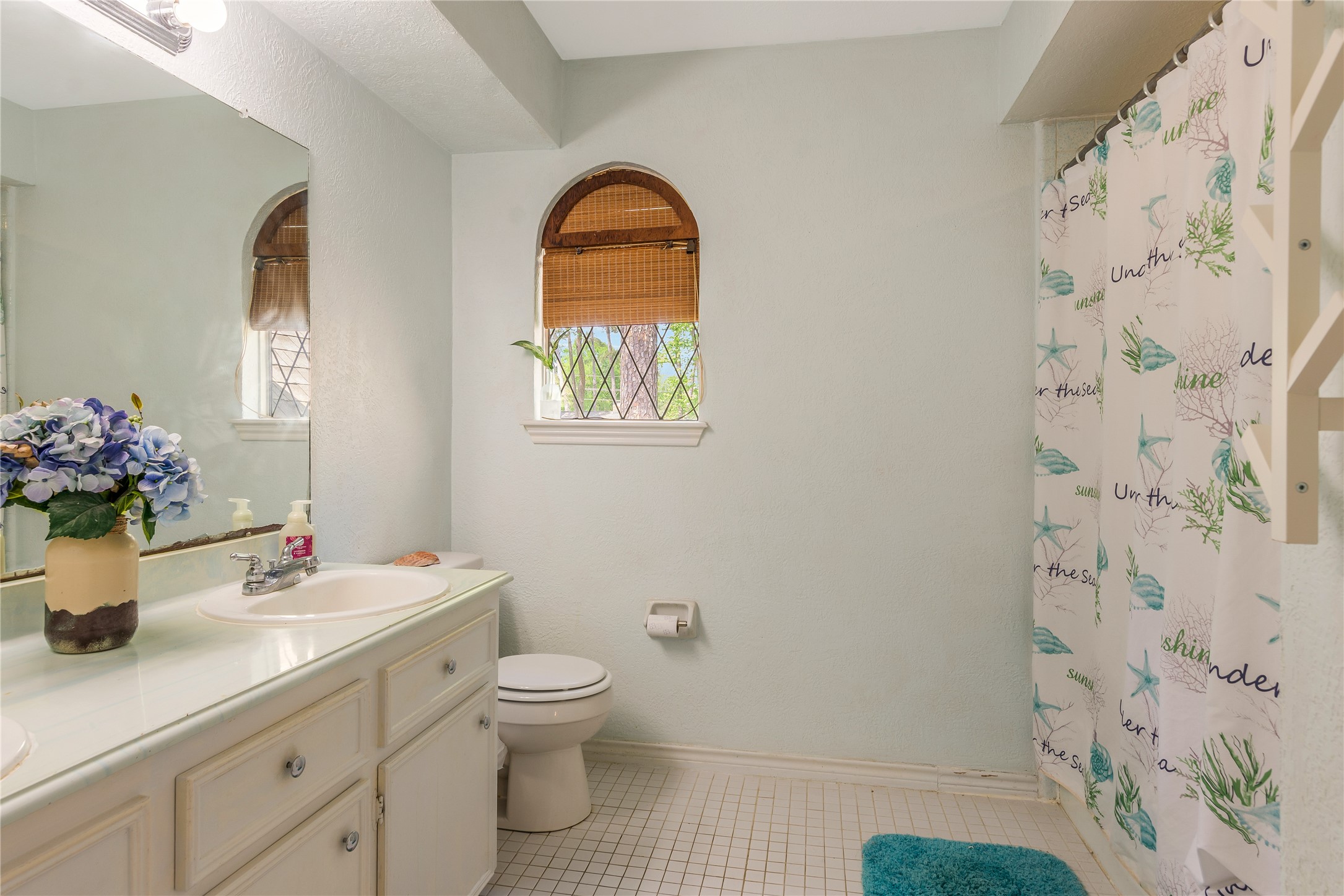 6411 Northway Drive Spring, TX 77389 - Photo 36 of 39 a bathroom with a sink mirror vanity and toilet