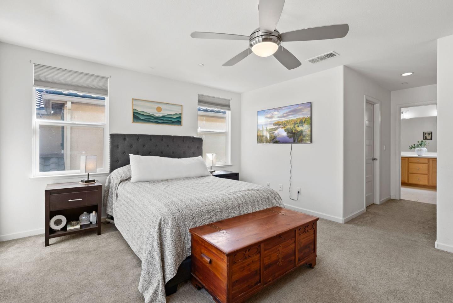 94 Caspian Way Gilroy, CA 95020 - Photo 29 of 40 a bed room with a bed and a window