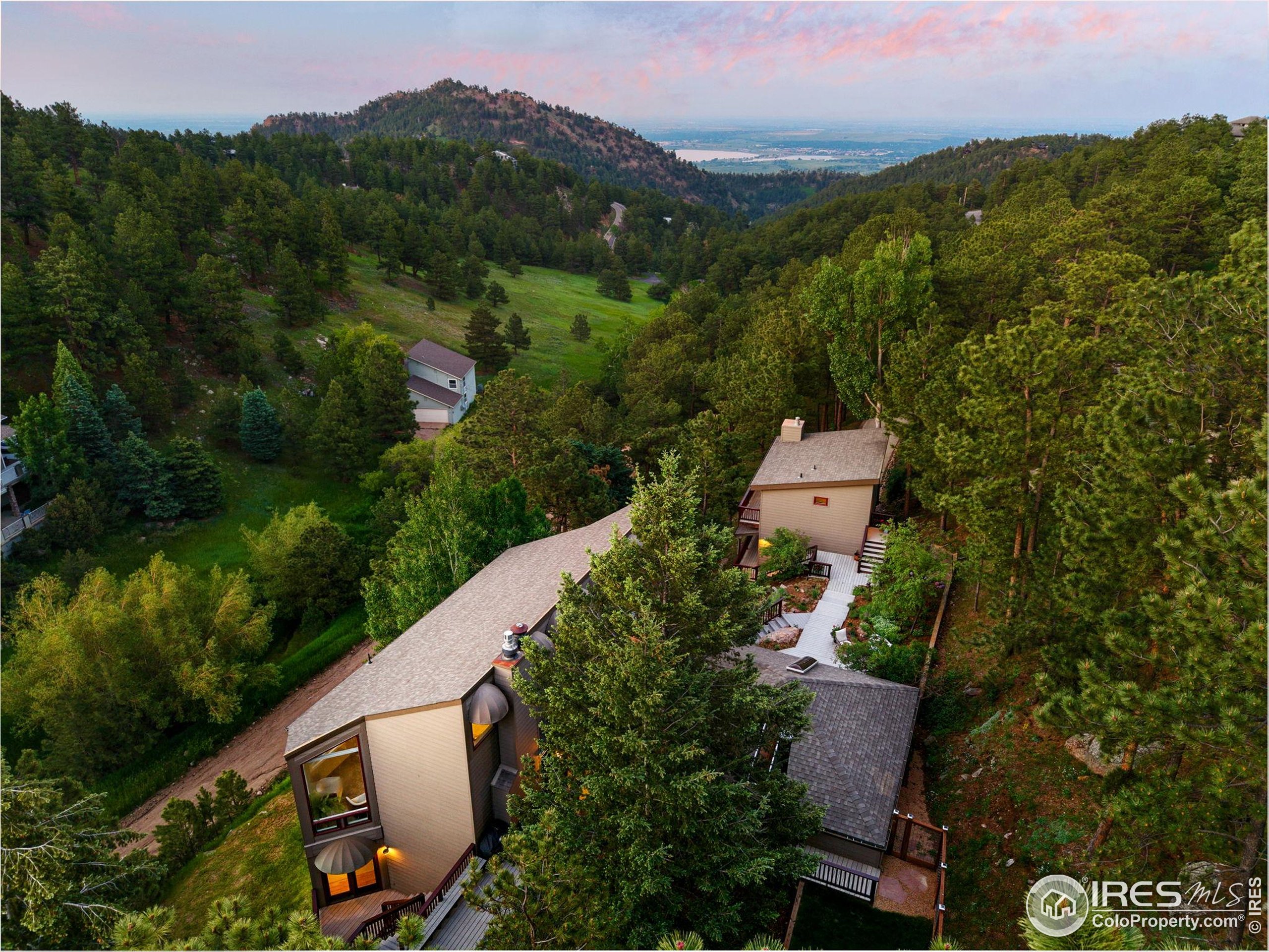178 Balsam Lane Boulder, CO 80304 - Photo 3 of 40 an aerial view of a house