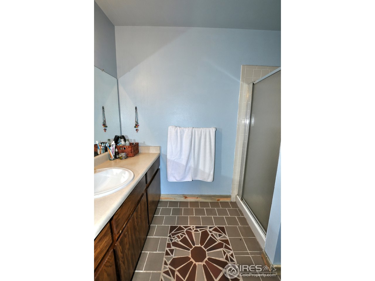 1423 Wildwood Road Fort Collins, CO 80521 - Photo 10 of 22 Master Bath with New Custom Tile Floors
