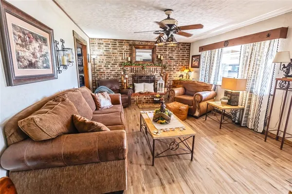 a kitchen with a table and chairs in it