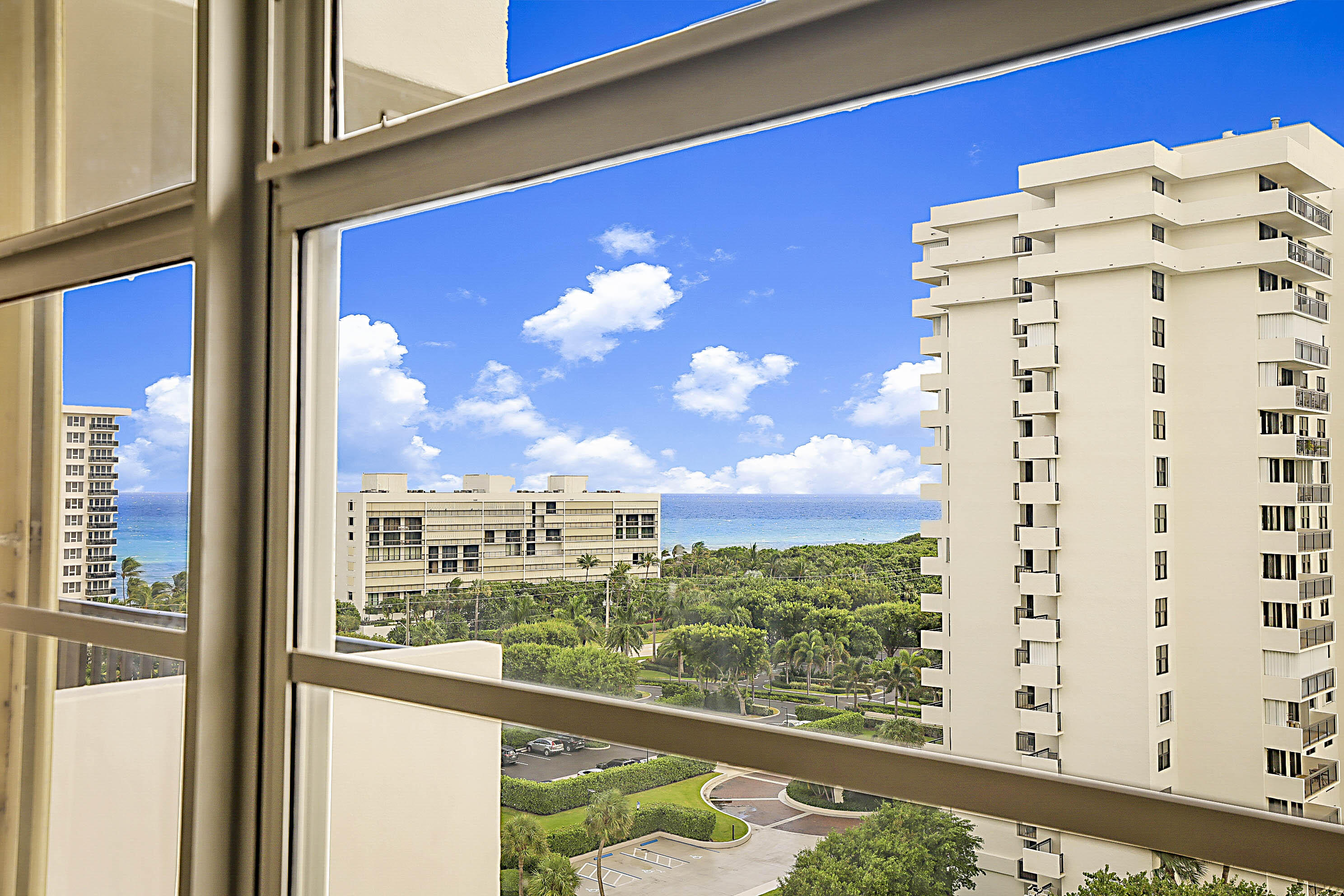 2121 North Ocean Boulevard, Unit 1105W Boca Raton, FL 33431 - Photo 17 of 58 Ocean view from principal bedroom