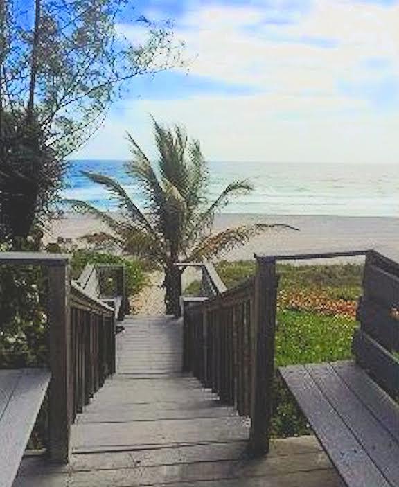 2121 North Ocean Boulevard, Unit 1105W Boca Raton, FL 33431 - Photo 55 of 58 Stairs to the beach