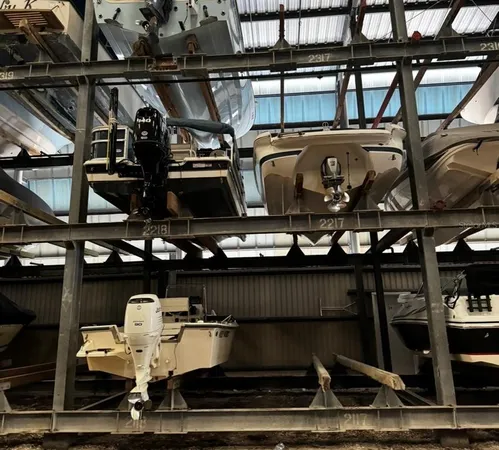 a close view of water heater room