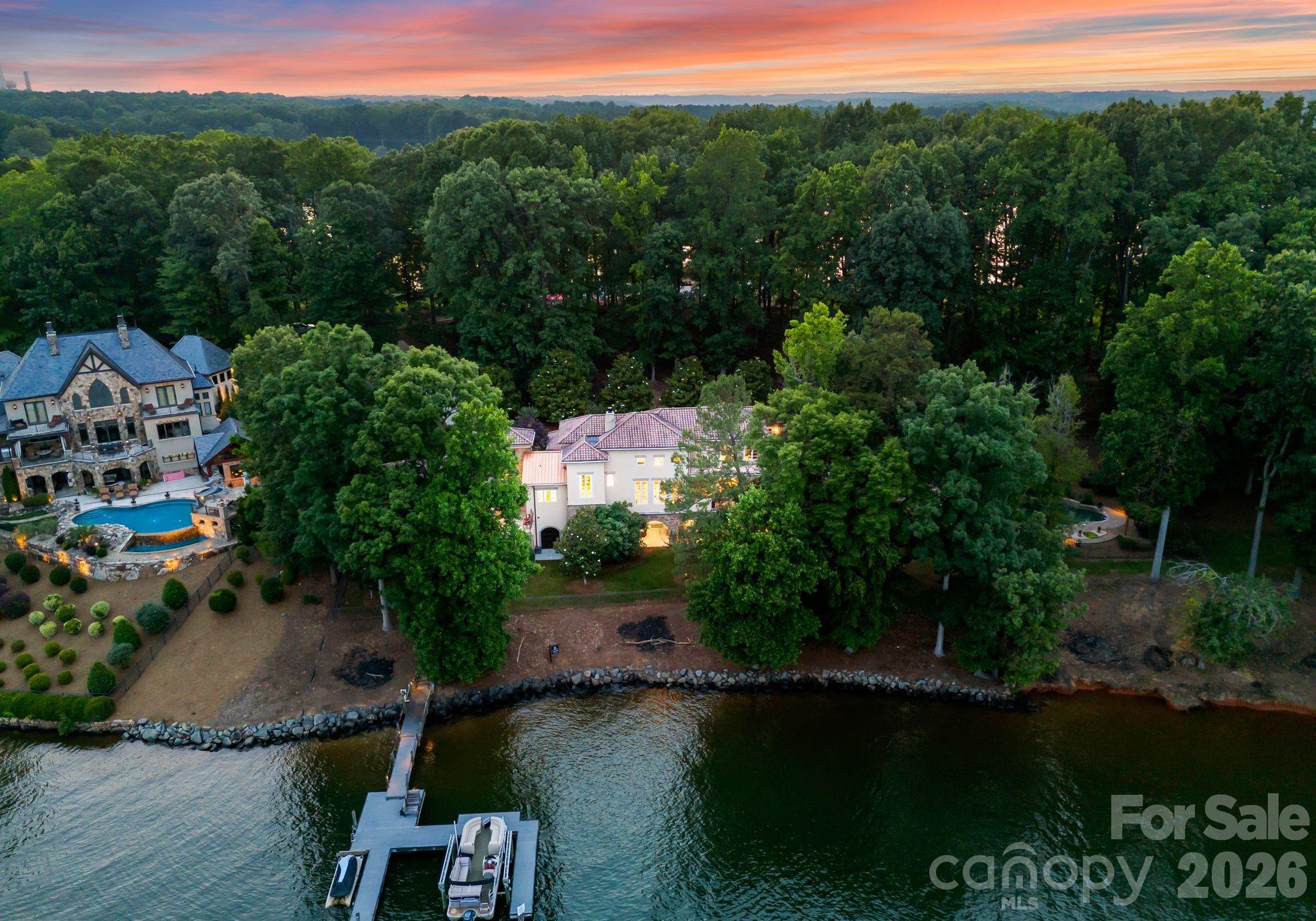 9184 Greenwood Road Terrell, NC 28682 - Photo 12 of 48 an aerial view of a house with a yard basket ball court and outdoor seating