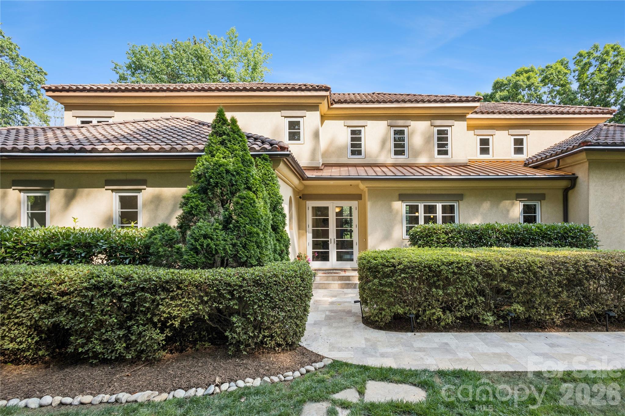 9184 Greenwood Road Terrell, NC 28682 - Photo 30 of 48 a view of a white house next to a yard