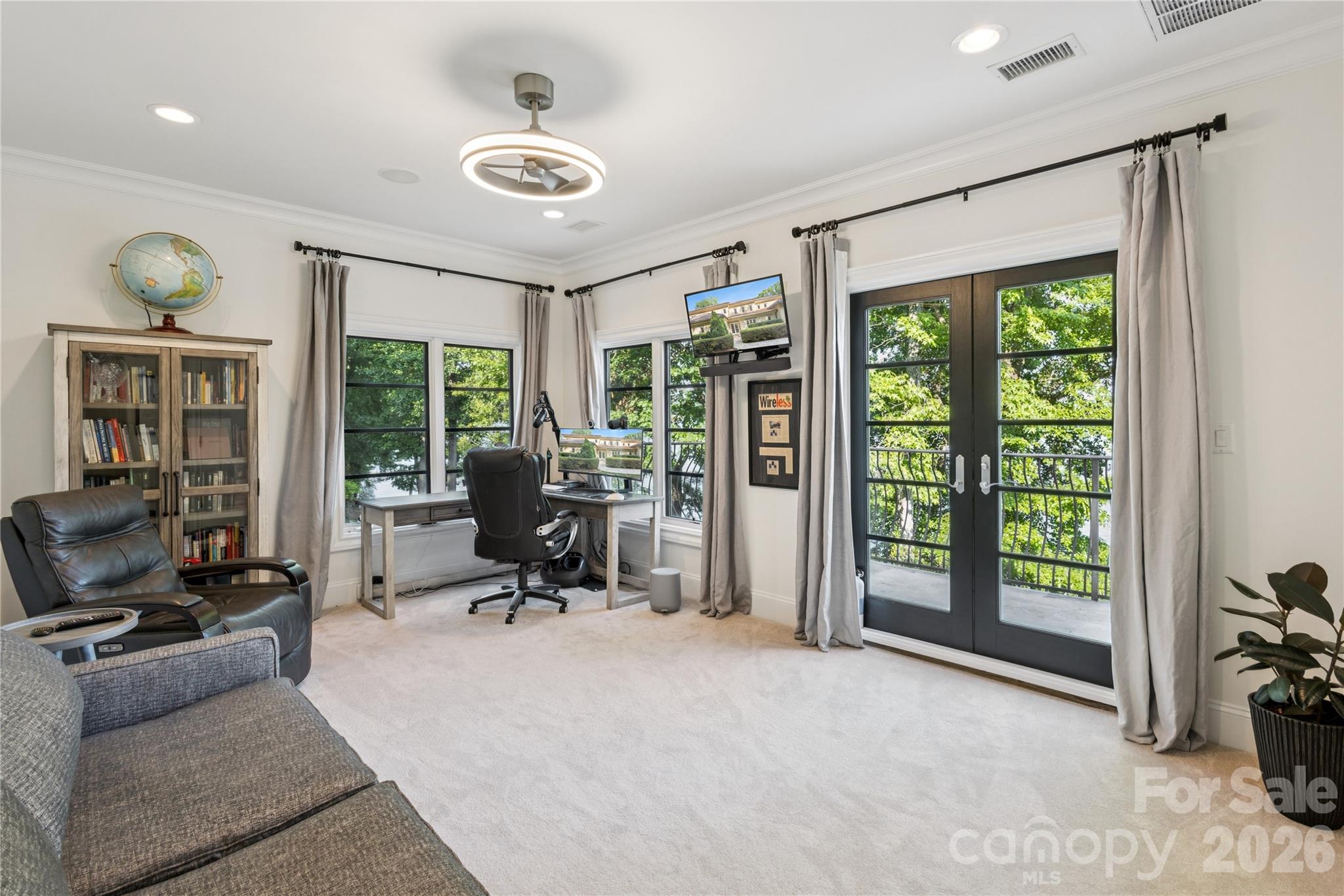 9184 Greenwood Road Terrell, NC 28682 - Photo 43 of 48 a view of a livingroom with workspace and a window
