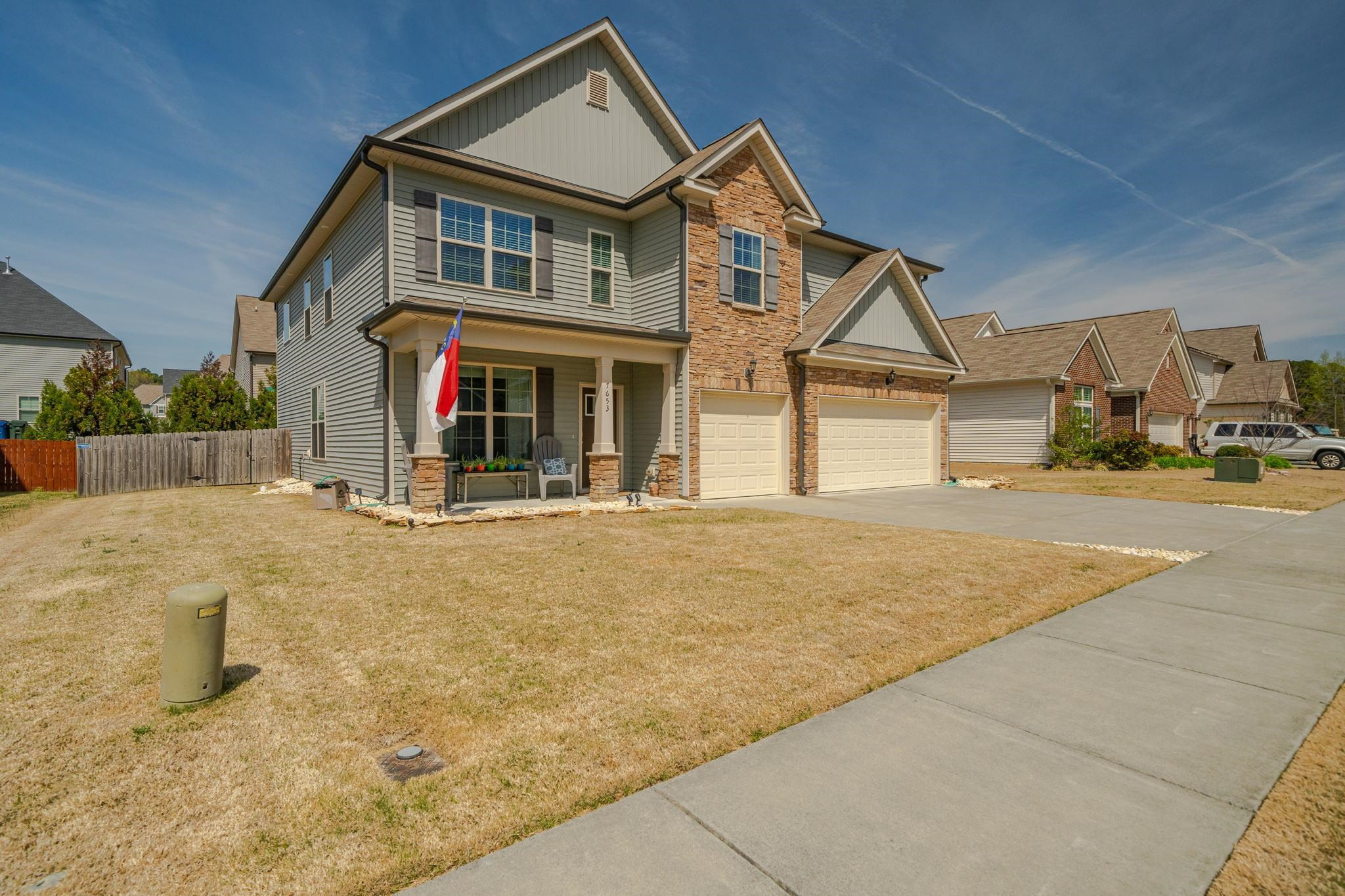 7653 Channery Way Raleigh, NC 27616 - Photo 2 of 46 Rare Three Car Garage!!