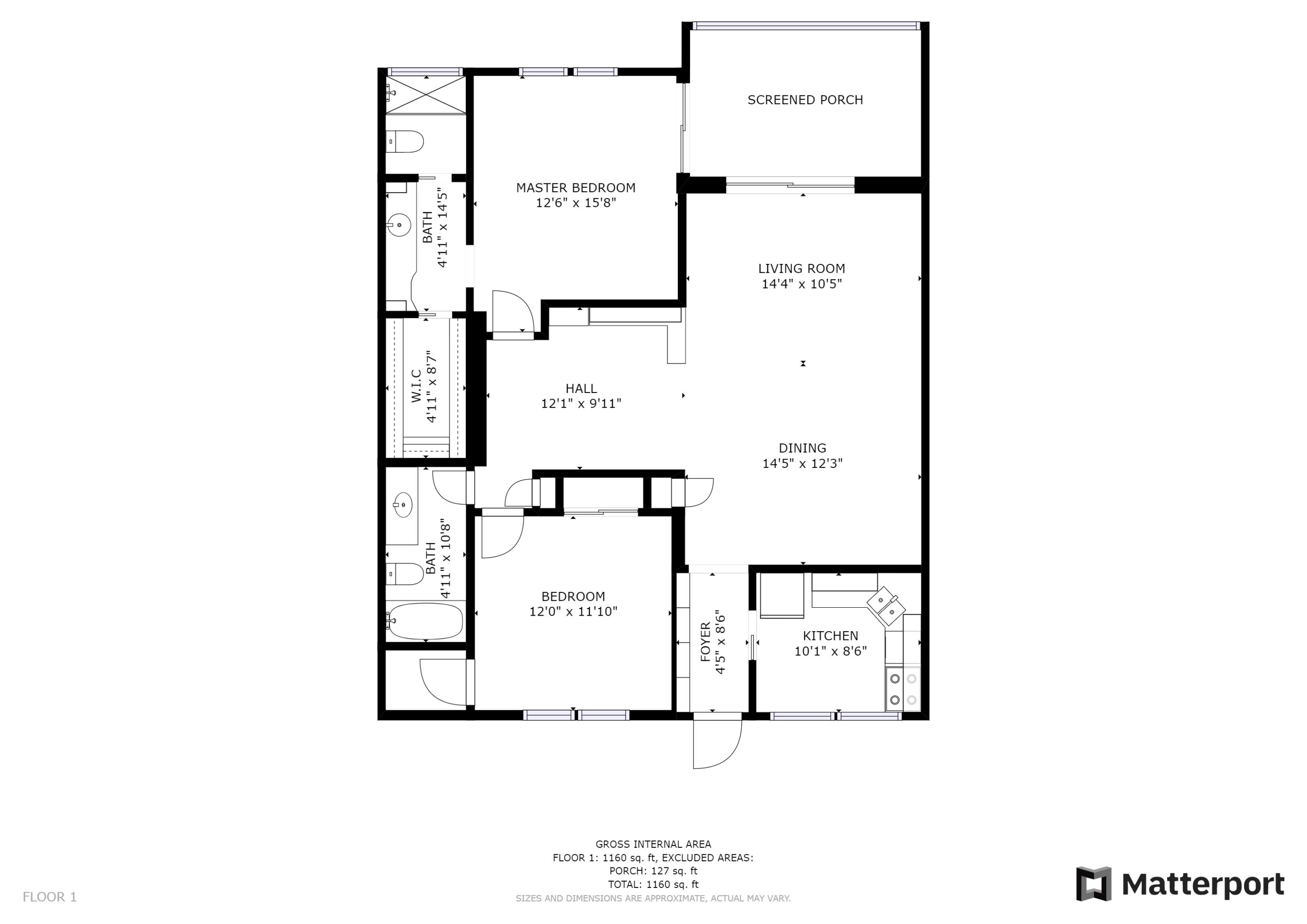 15 Southeast 13th Street, Unit B2 Boca Raton, FL 33432 - Photo 24 of 24 Floorplan