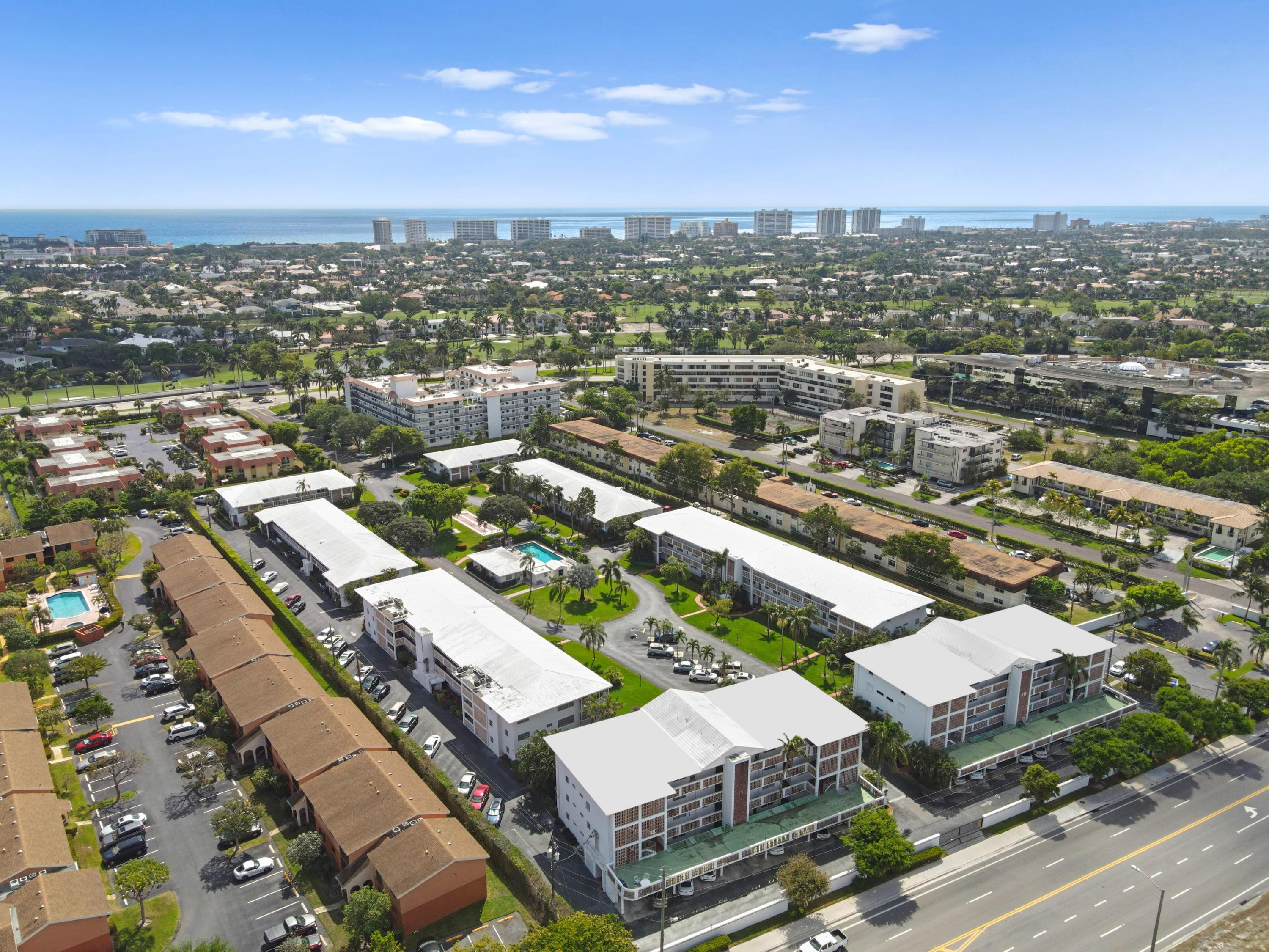 15 Southeast 13th Street, Unit B2 Boca Raton, FL 33432 - Photo 3 of 24 Aerial Ocean View
