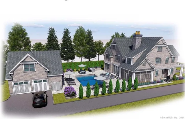 a view of house with yard entertaining space