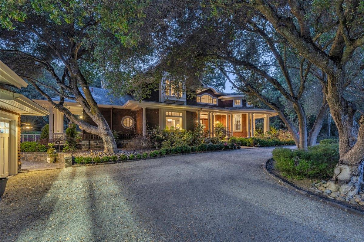 3510 Alpine Road Portola Valley, CA 94028 - Photo 6 of 77 a view of a large trees in front of a house