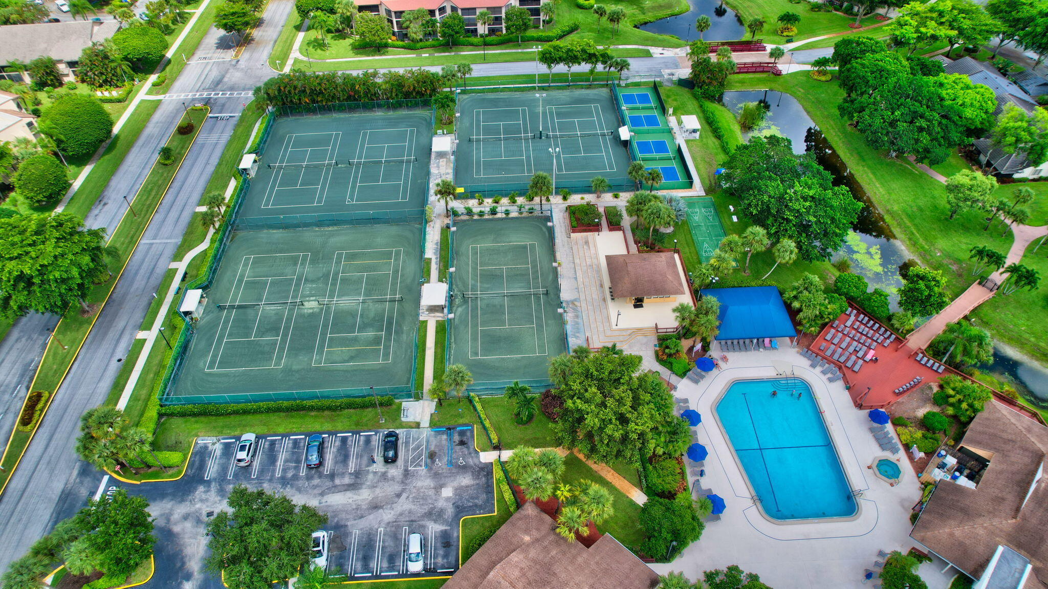 5040 Rose Hill Drive, Unit 206 Boynton Beach, FL 33437 - Photo 40 of 54 an aerial view of a house