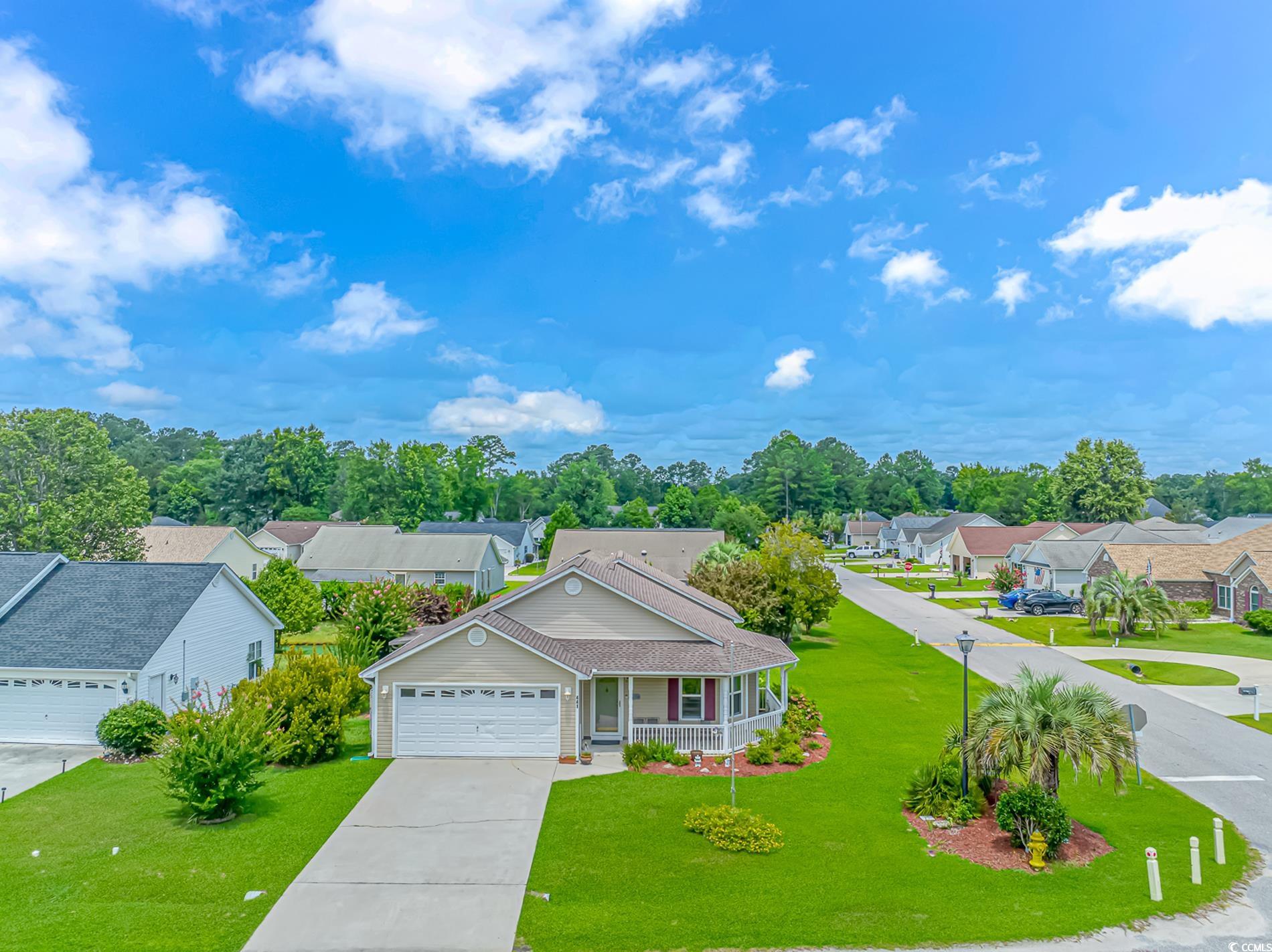 441 Plymouth Loop Longs, SC 29568 - Photo 33 of 33 Ranch-style home with a residential view, covered