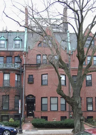 a front view of a building