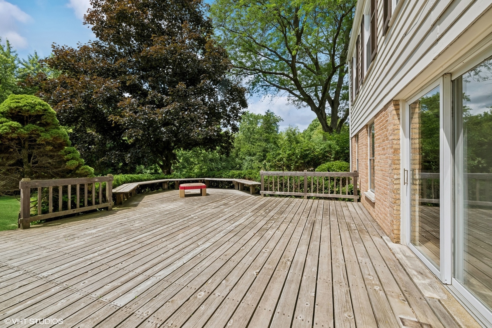 143 Firth Road Inverness, IL 60067 - Photo 32 of 38 a view of balcony with deck and wooden floor