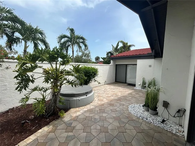 a view of a potted plants on a patio