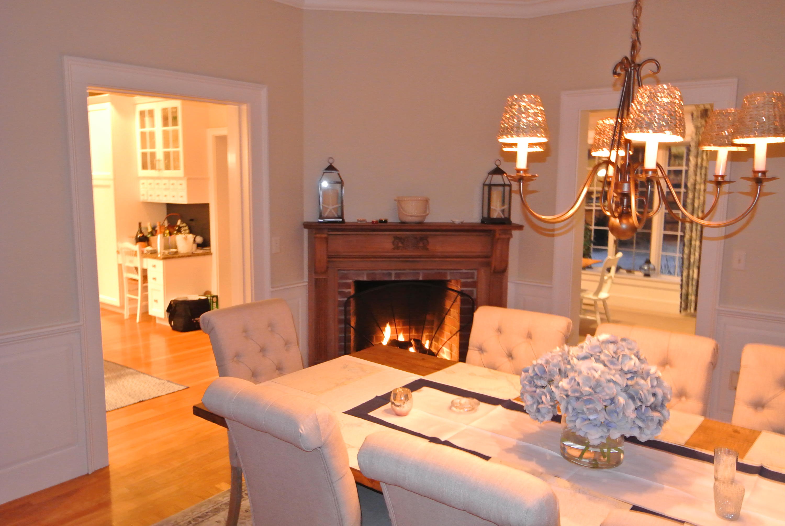 14 Ice Valley Road Osterville, MA 02655 - Photo 13 of 35 a living room with furniture a fireplace and a chandelier
