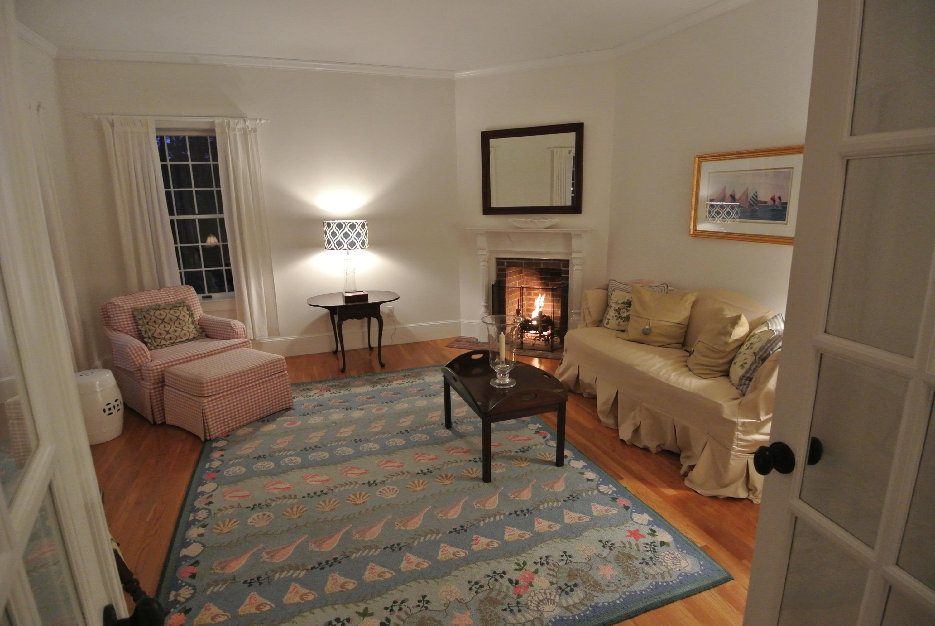 14 Ice Valley Road Osterville, MA 02655 - Photo 15 of 35 a living room with furniture and a fireplace