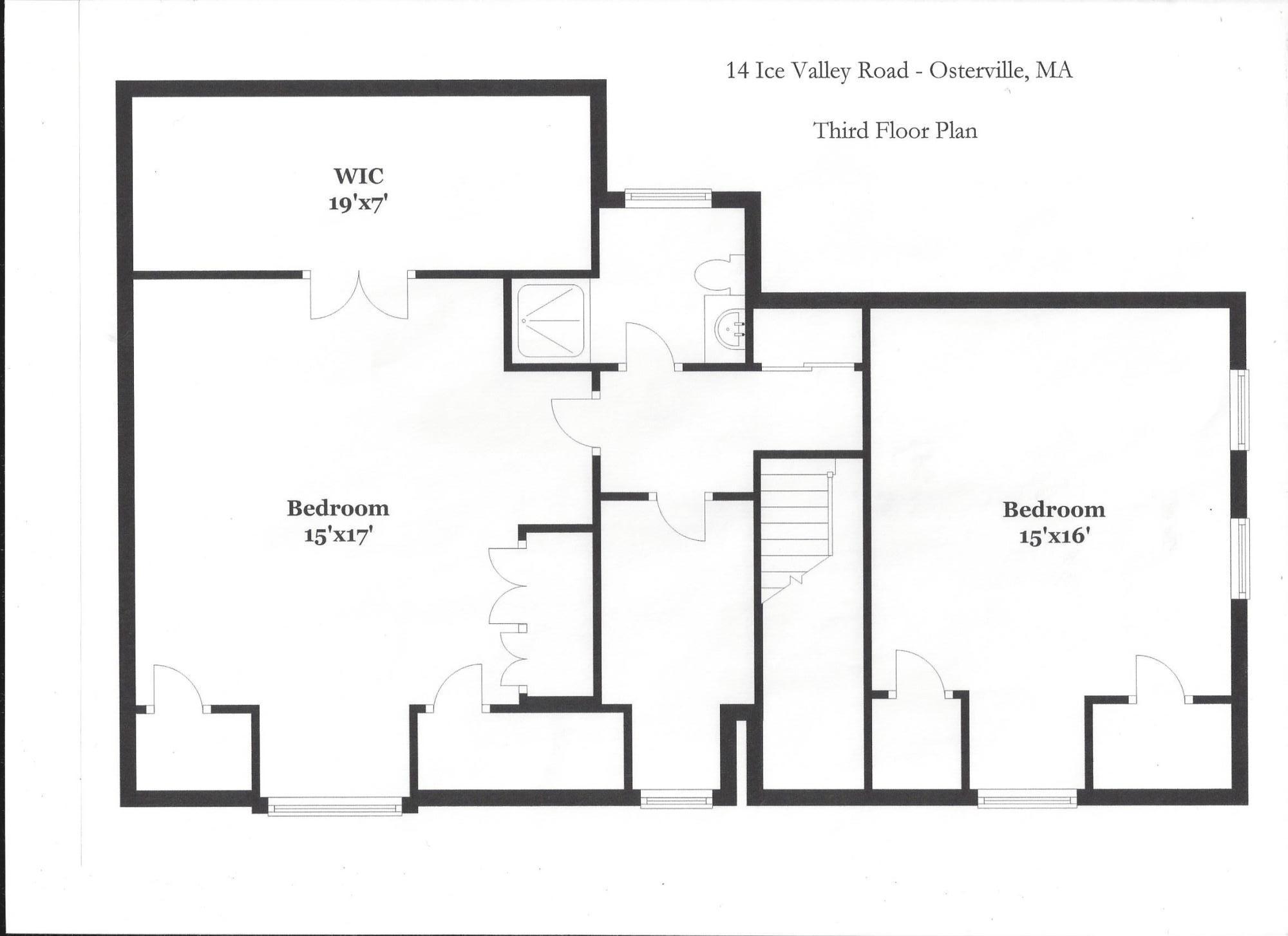 14 Ice Valley Road Osterville, MA 02655 - Photo 33 of 35 a picture of floor plan