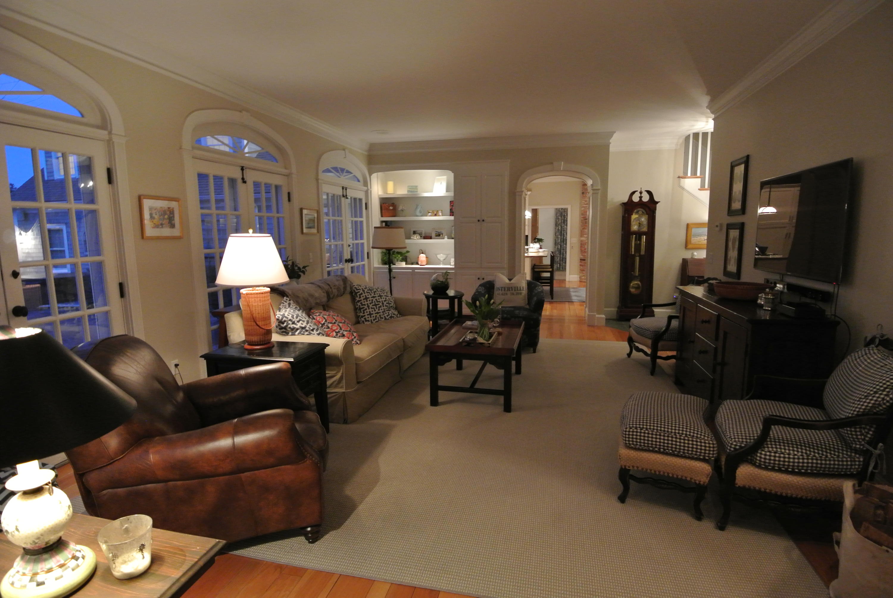 14 Ice Valley Road Osterville, MA 02655 - Photo 8 of 35 a living room with furniture and a flat screen tv