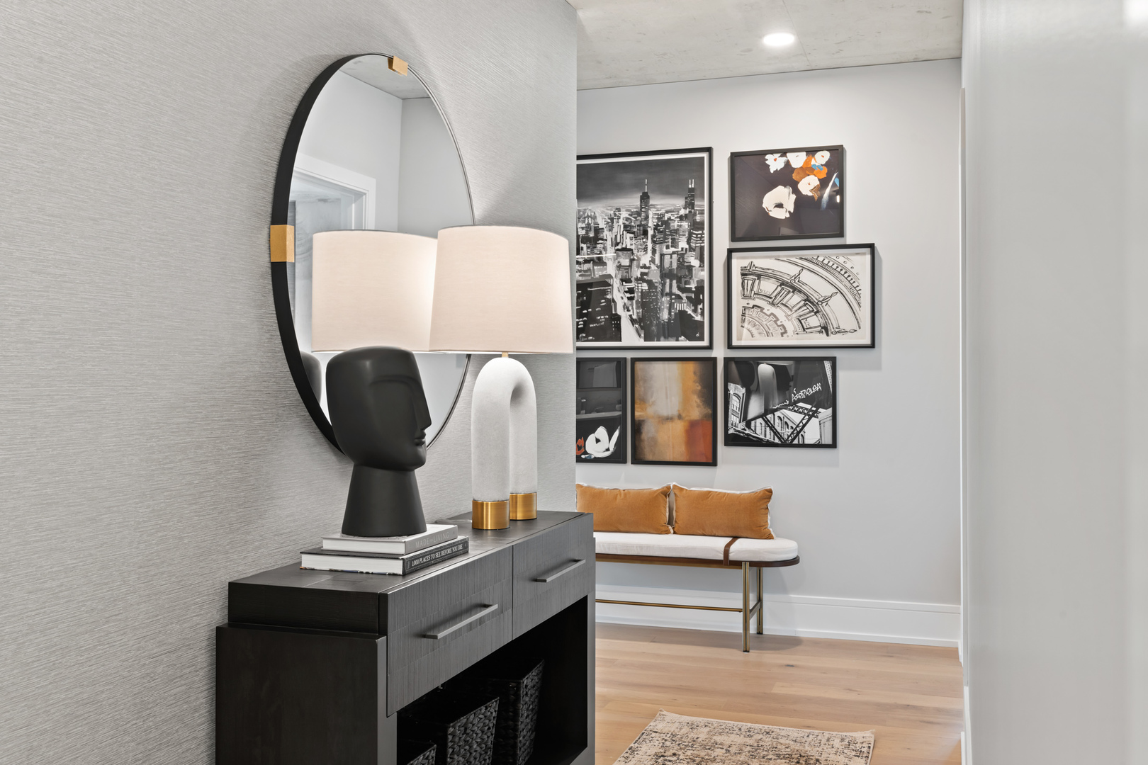 234 West Polk Street, Unit 2509 Chicago, IL 60607 - Photo 3 of 36 a living room with furniture