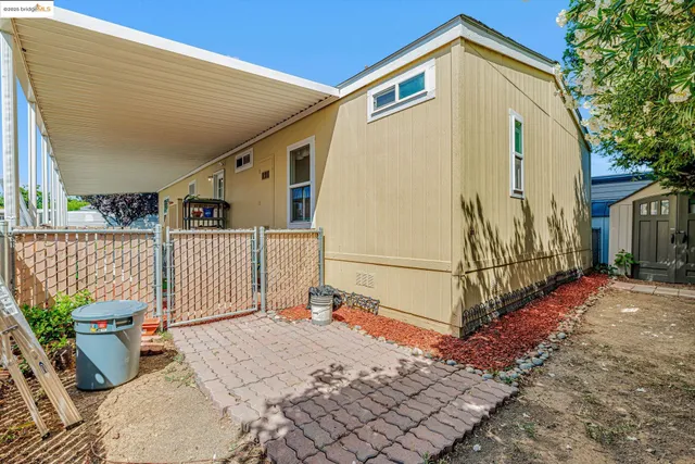 a view of a house with a wooden floor
