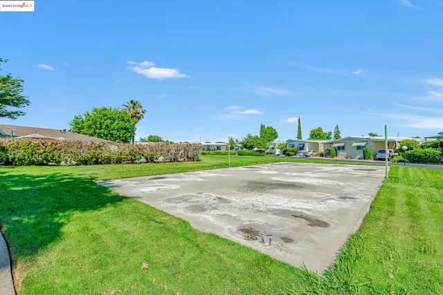 a view of a green field