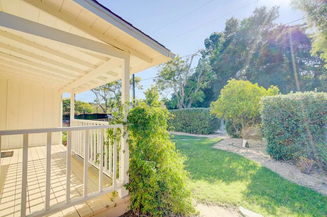 a view of lake from balcony