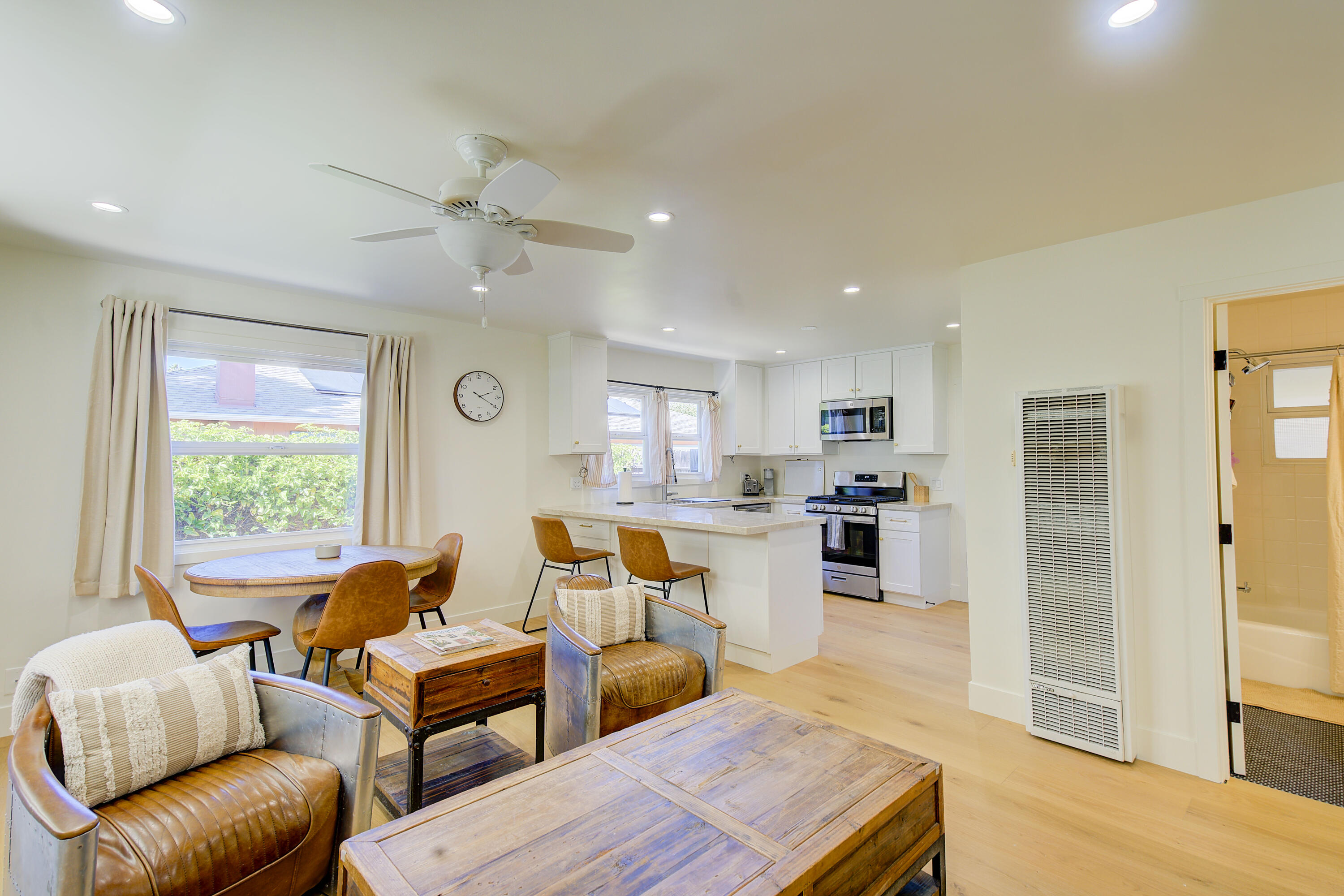 2022 Monterey Street Santa Barbara, CA 93101 - Photo 8 of 24 a living room with furniture kitchen view and a large window