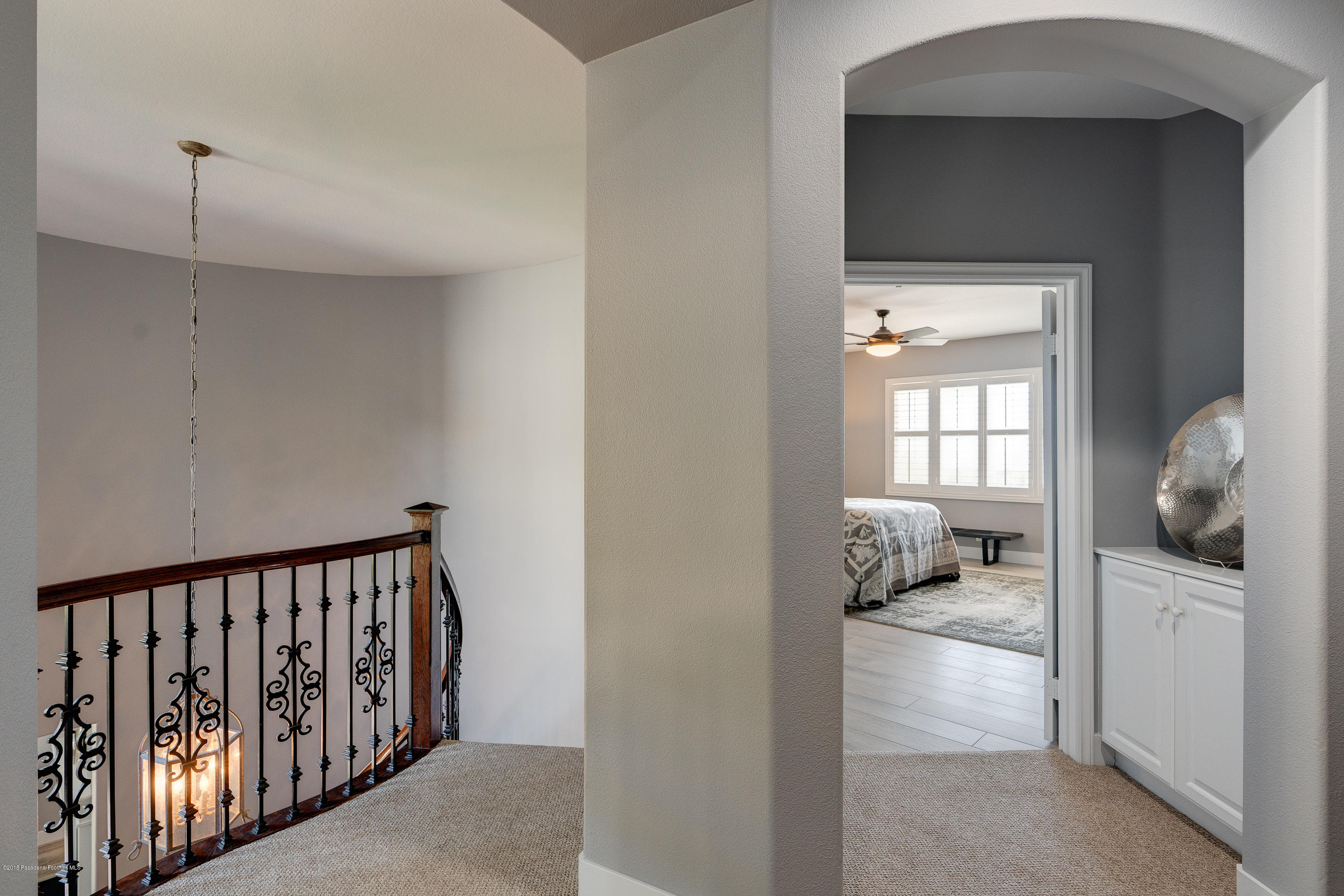 3503 Giddings Ranch Road Altadena, CA 91001 - Photo 28 of 75 a view of a hallway to a livingroom and a dinning area with furniture
