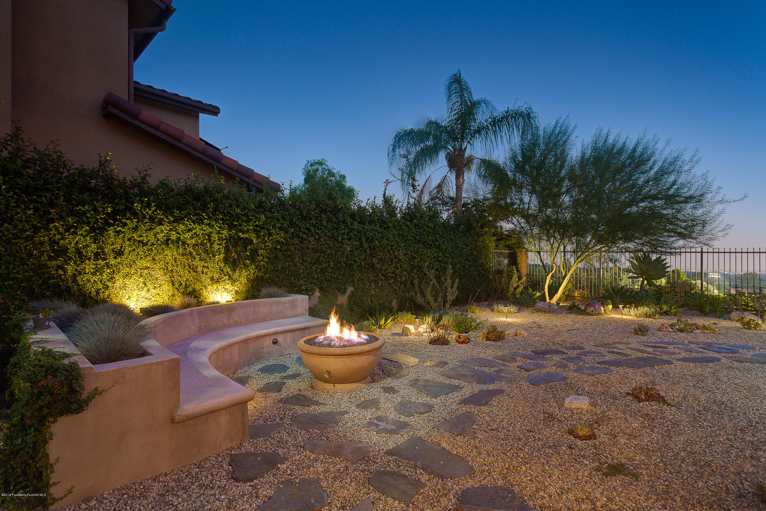 3503 Giddings Ranch Road Altadena, CA 91001 - Photo 46 of 75 a view of a yard with plants and a porch