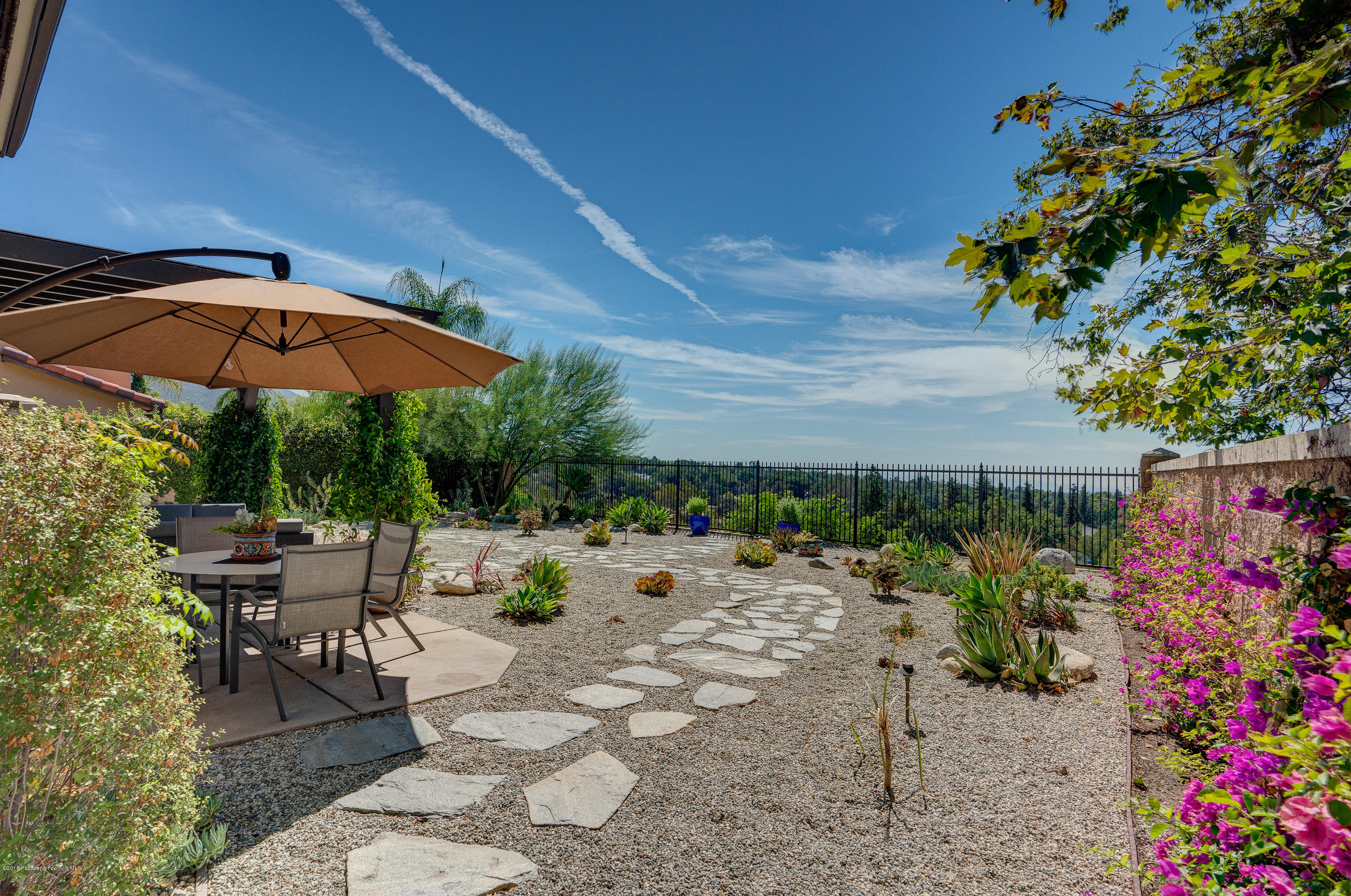3503 Giddings Ranch Road Altadena, CA 91001 - Photo 57 of 75 a view of backyard with seating space and trees