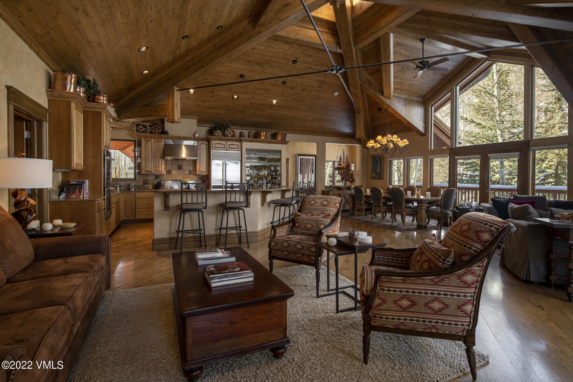 1944 Sunburst Drive, Unit A&B Vail, CO 81657 - Photo 19 of 37 a living room with furniture