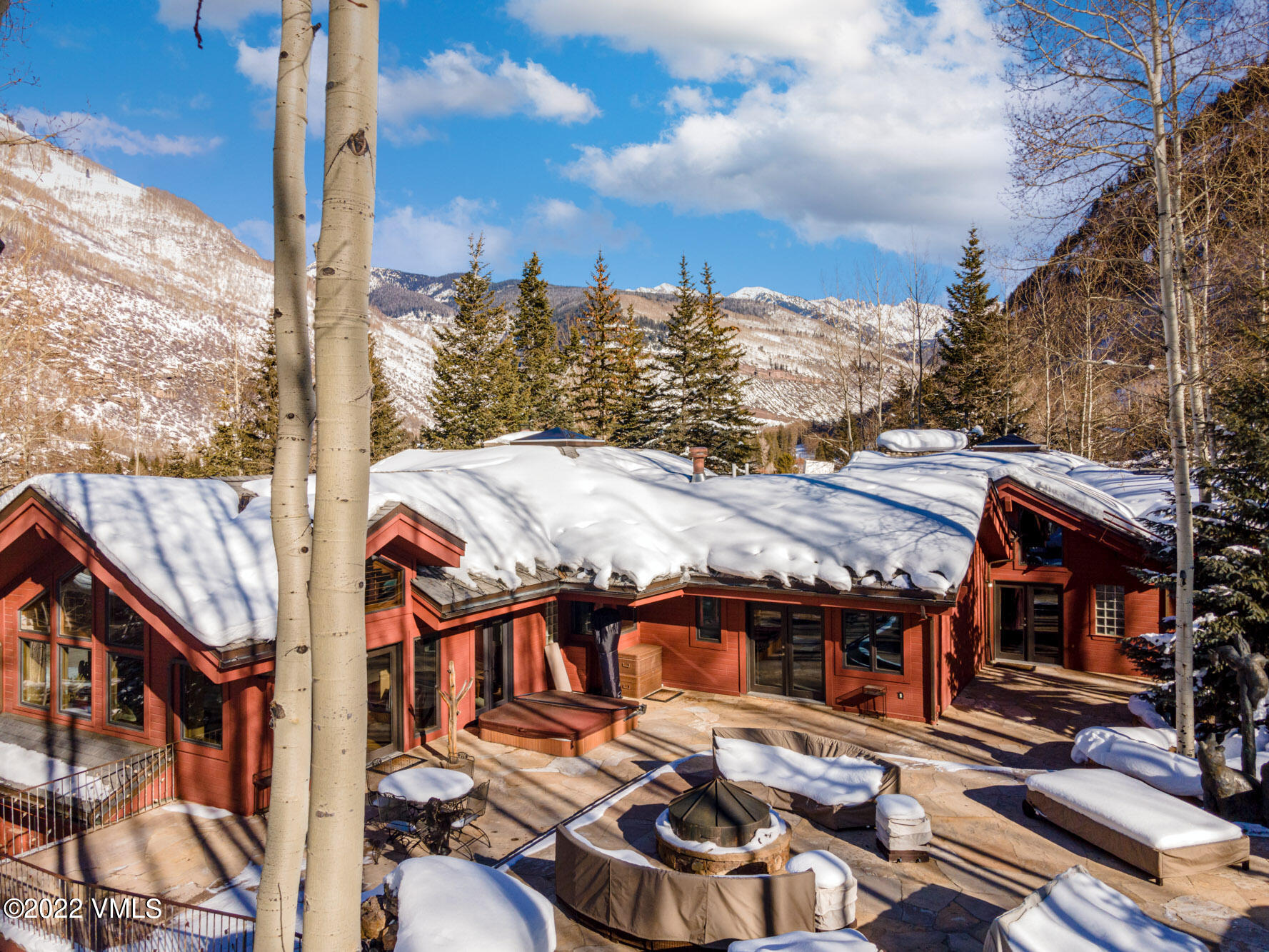1944 Sunburst Drive, Unit A&B Vail, CO 81657 - Photo 2 of 37 a front view of a building with streets and trees