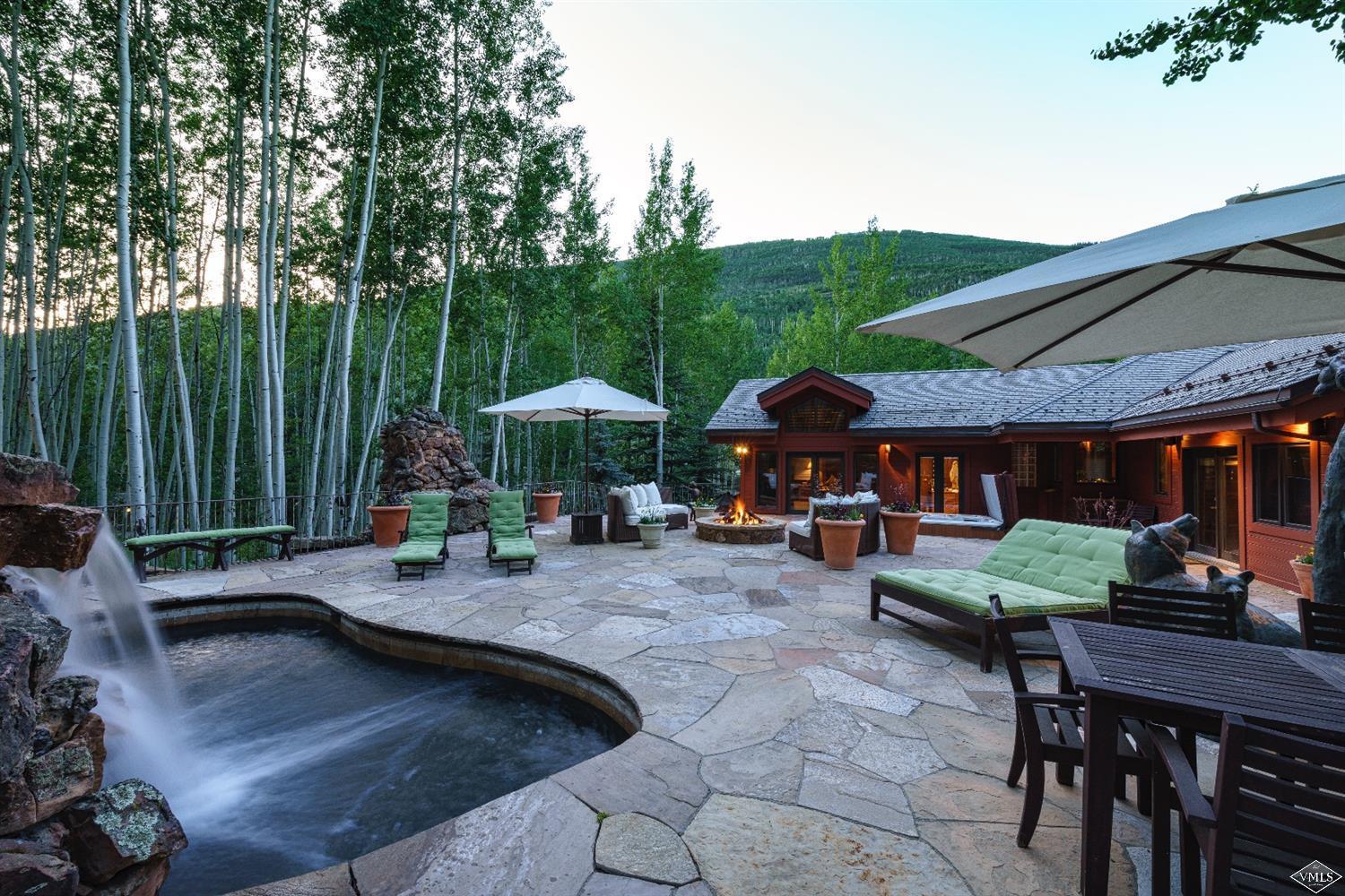 1944 Sunburst Drive, Unit A&B Vail, CO 81657 - Photo 26 of 37 a view of outdoor space yard deck patio and outdoor kitchen