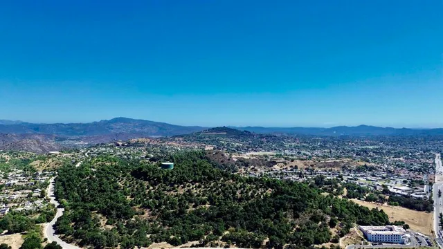 a view of a city from a terrace