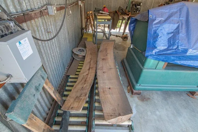 a view of a road with a mountain in the background
