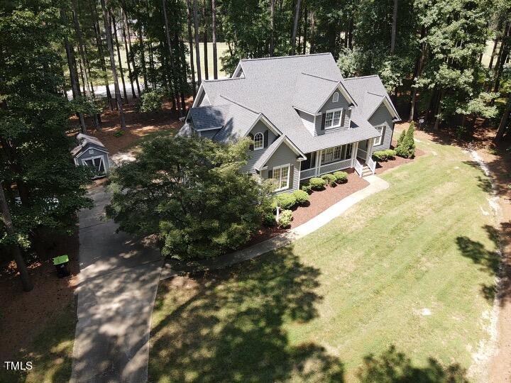 3033 Pearces Road Zebulon, NC 27597 - Photo 41 of 42 42_Aerial View_house