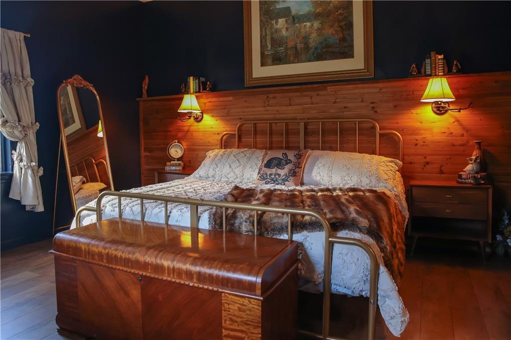 1021 Leesburg Station Road Mercer, PA 16137 - Photo 17 of 45 a bedroom with two beds and painted walls