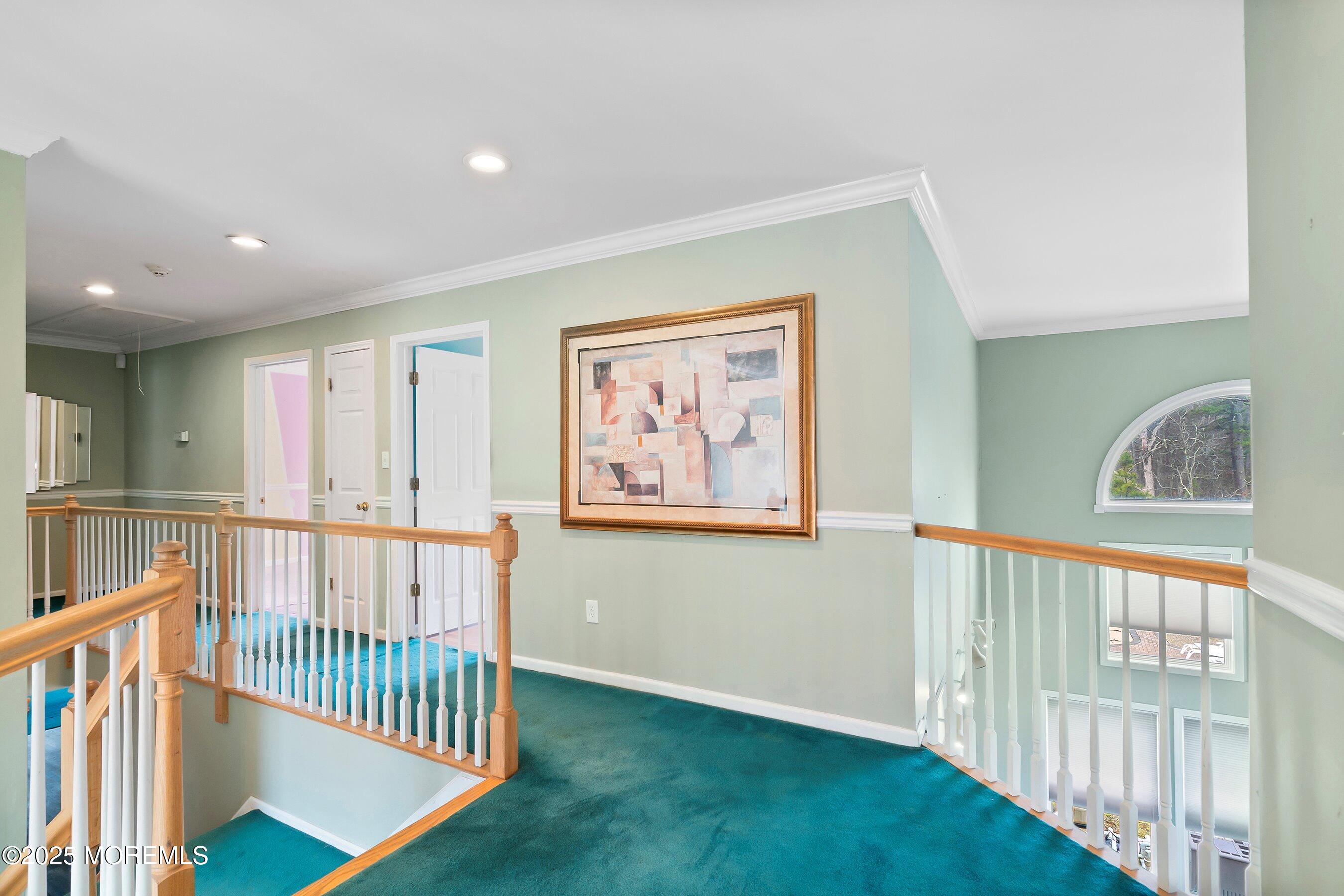 9 Ranch Boulevard Manahawkin, NJ 08050 - Photo 42 of 55 a view of hallway with a window and a yard
