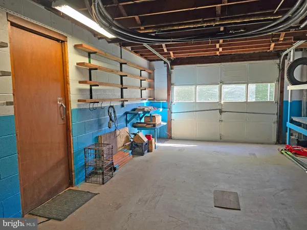 a view of storage and utility room