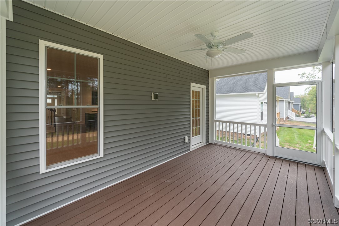 9331 Widthby Road Chesterfield, VA 23832 - Photo 25 of 29 a view of a balcony with wooden floor