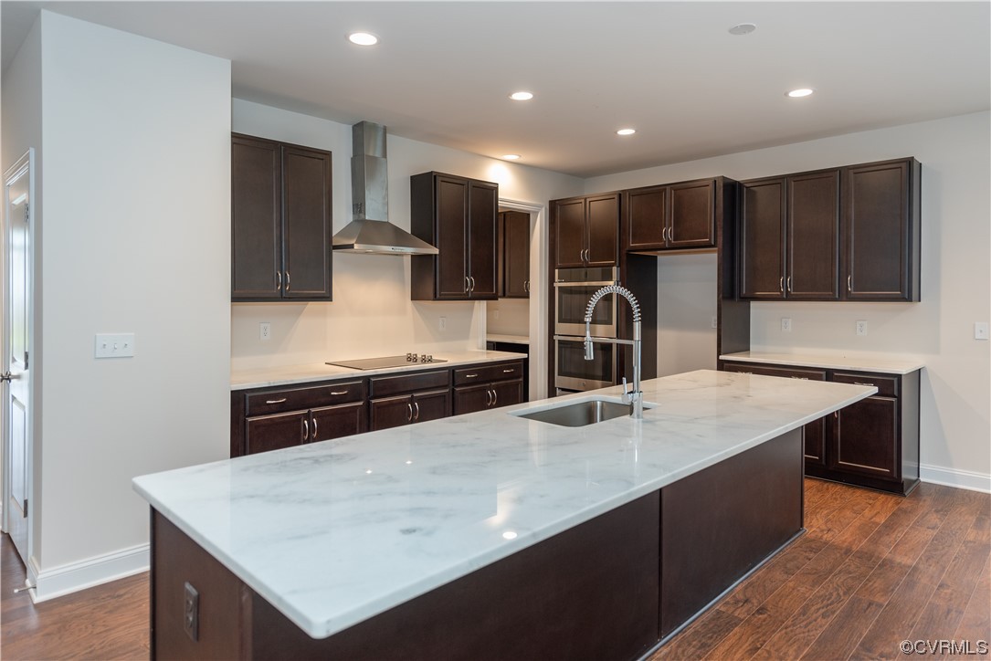 9331 Widthby Road Chesterfield, VA 23832 - Photo 4 of 29 a kitchen with stainless steel appliances granite countertop a sink stove and refrigerator