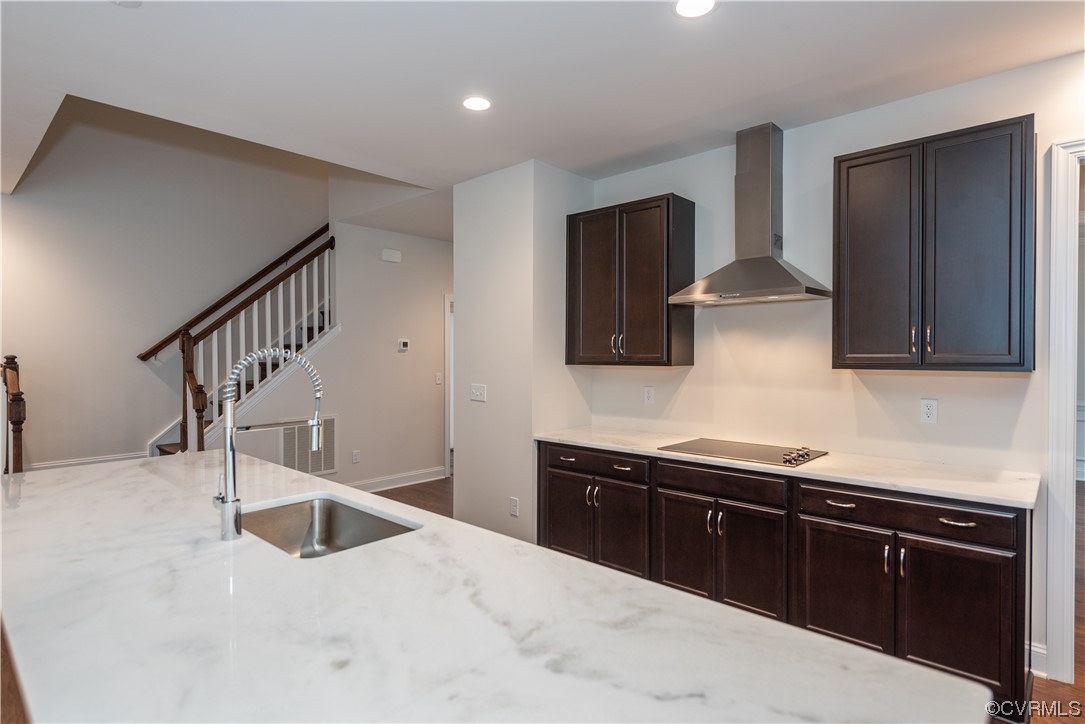 9331 Widthby Road Chesterfield, VA 23832 - Photo 6 of 29 a kitchen with stainless steel appliances granite countertop a sink and a stove top oven