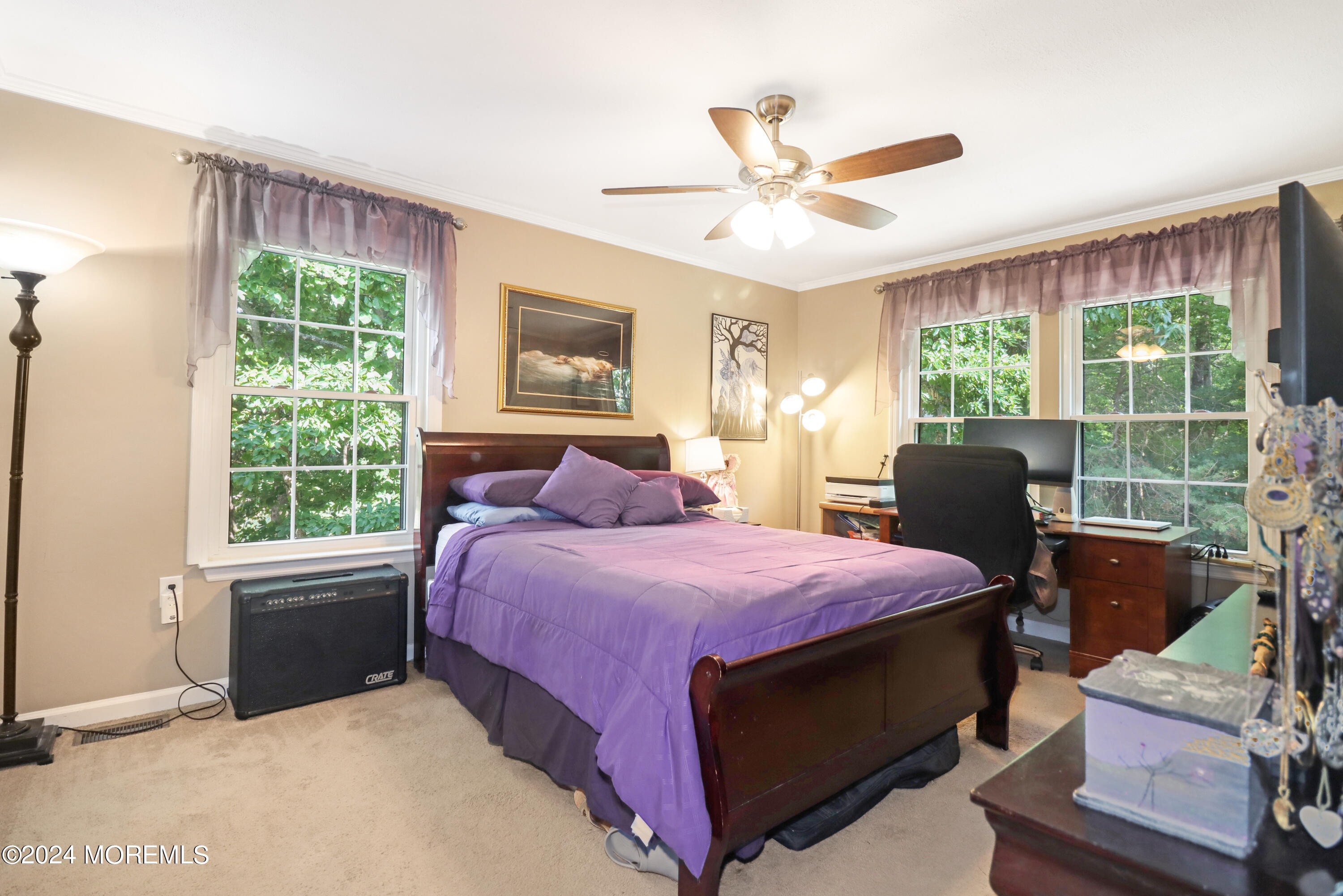 100 Whispering Oaks Way Jackson, NJ 08527 - Photo 29 of 56 a spacious bedroom with a bed and a window
