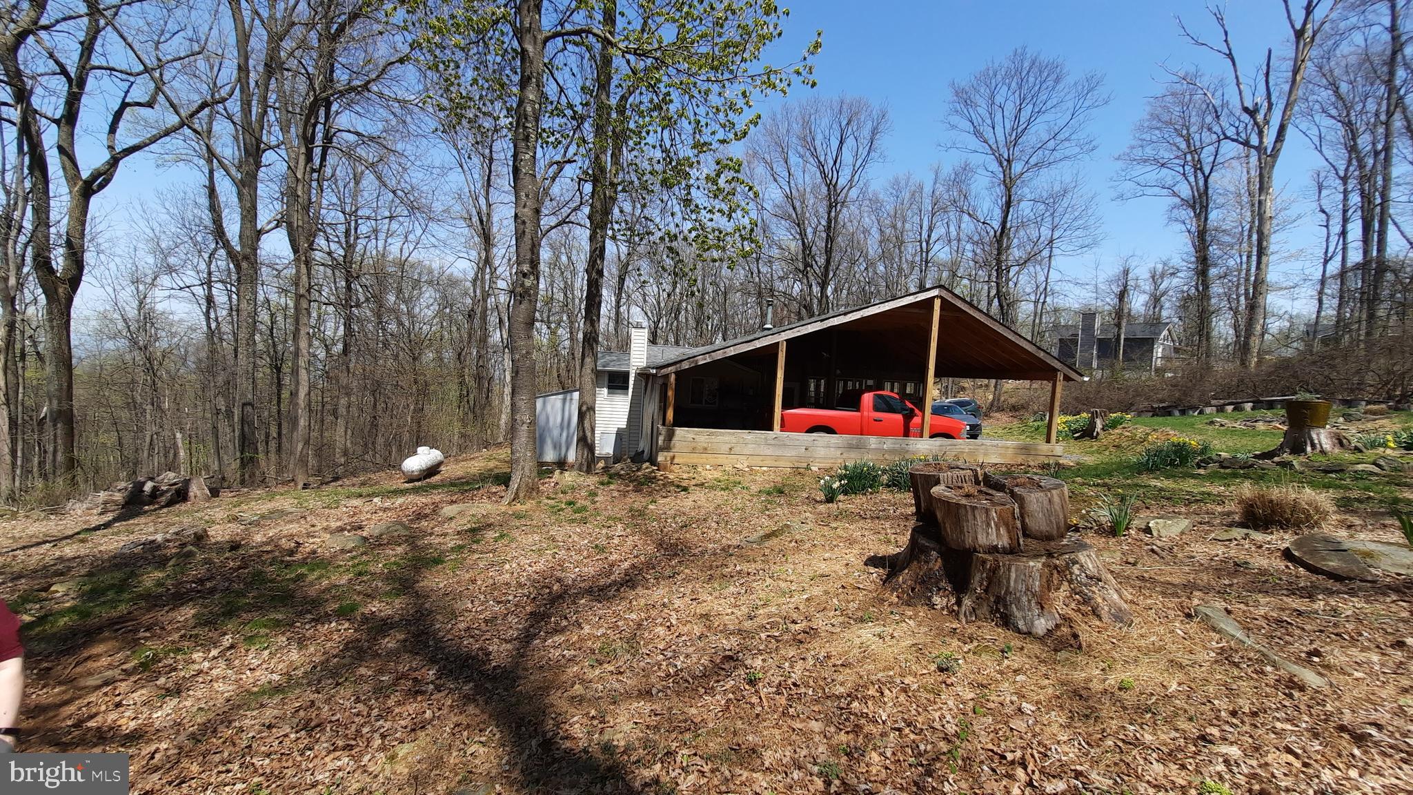 2478 High Top Road Linden, VA 22642 - Photo 35 of 36 a backyard of a house with lots of green space