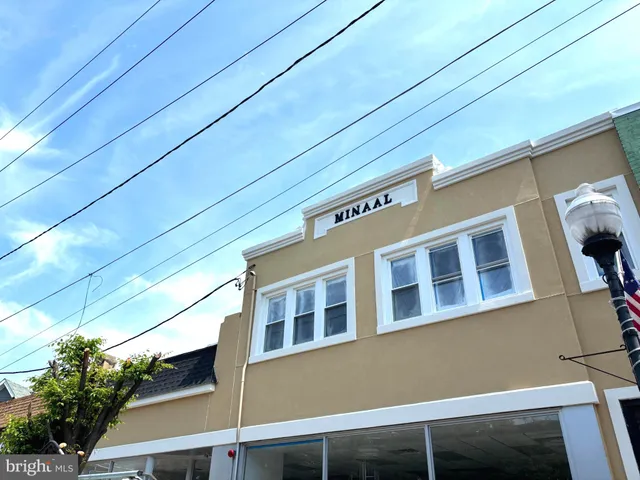 a front view of a building